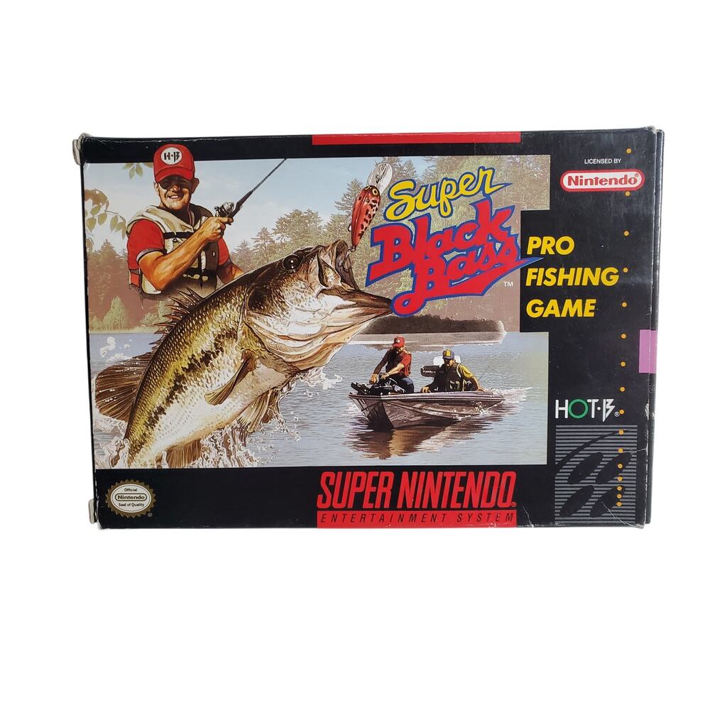SNES - Super Black Bass - Includes Box and Manual